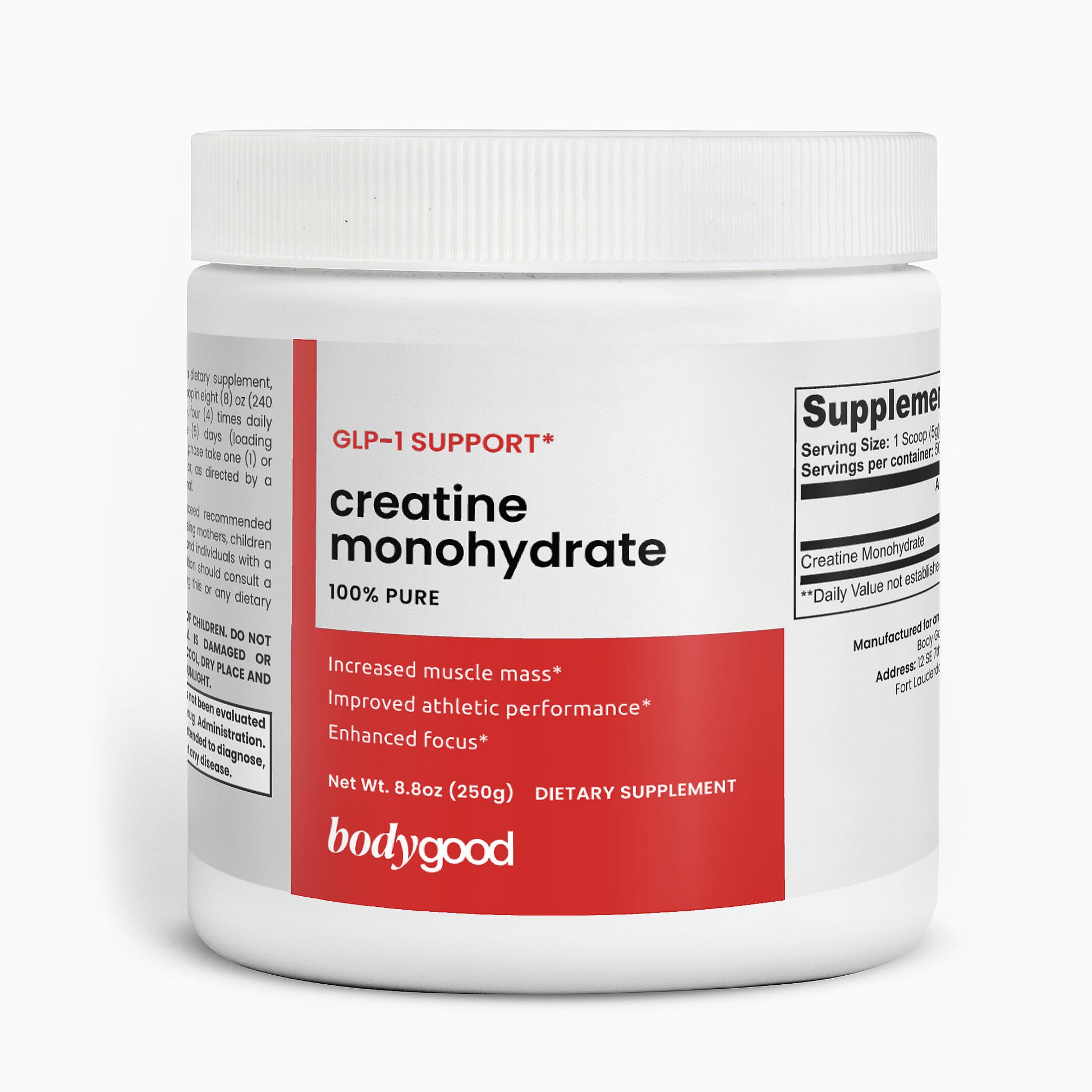 Creatine Monohydrate - Body Good Studio weight loss program