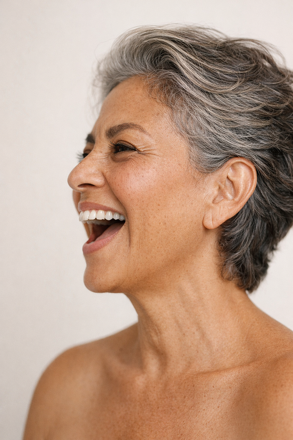 Woman feeling confident