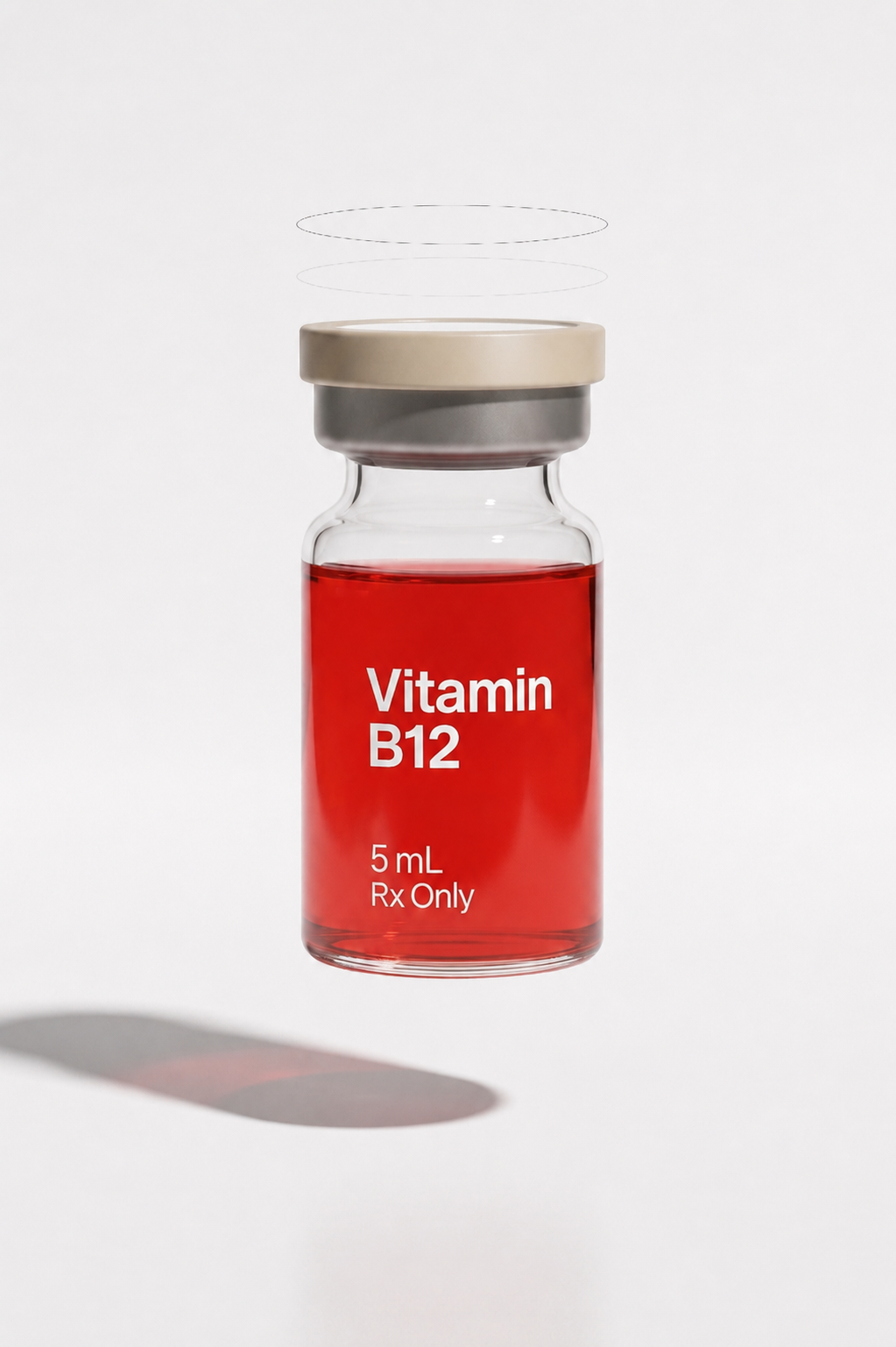 Vitamin B12 injection vial