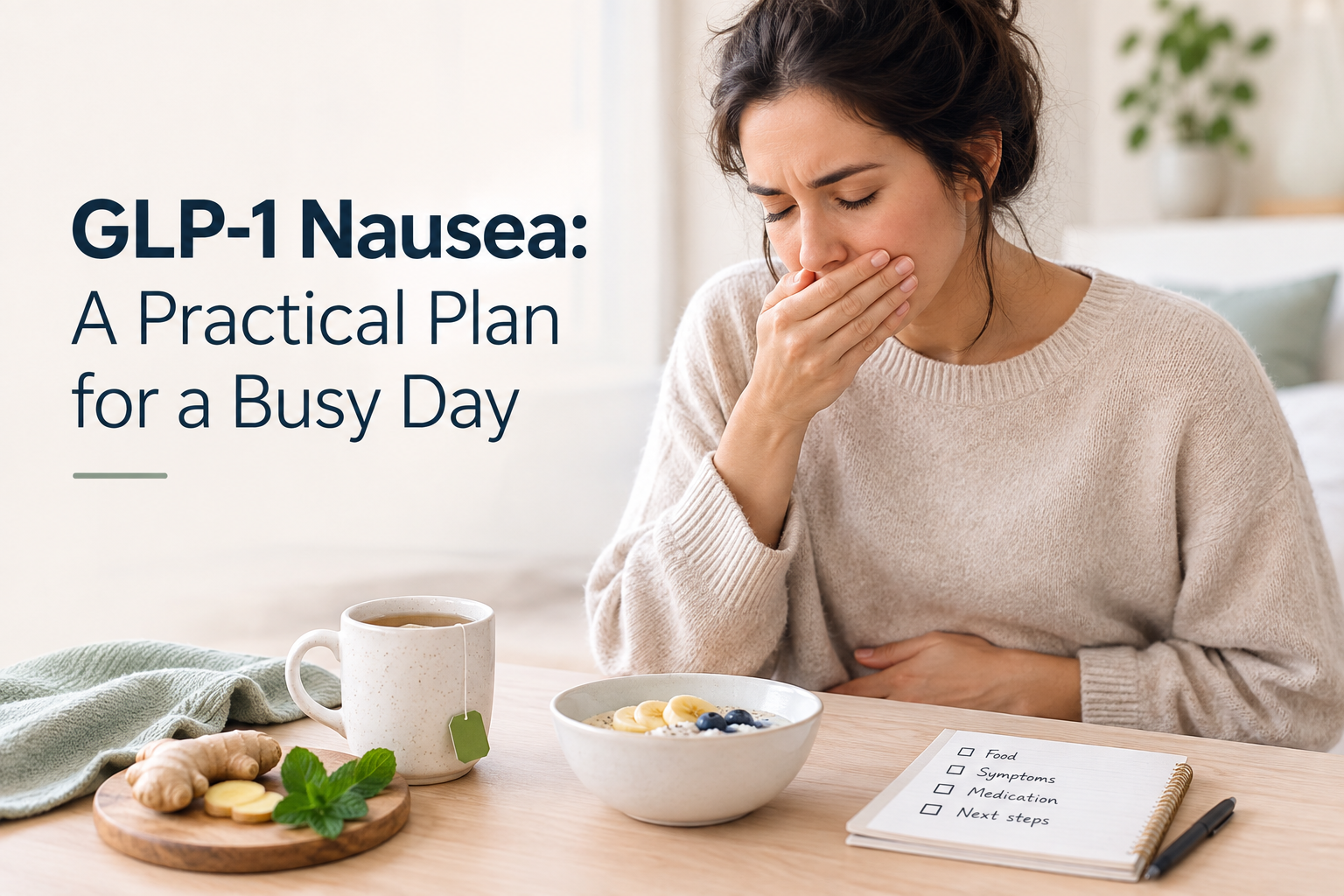 GLP-1 Nausea: A Practical Plan for a Busy Day
